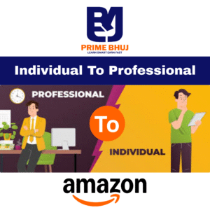 Amazon Seller account individual to professional